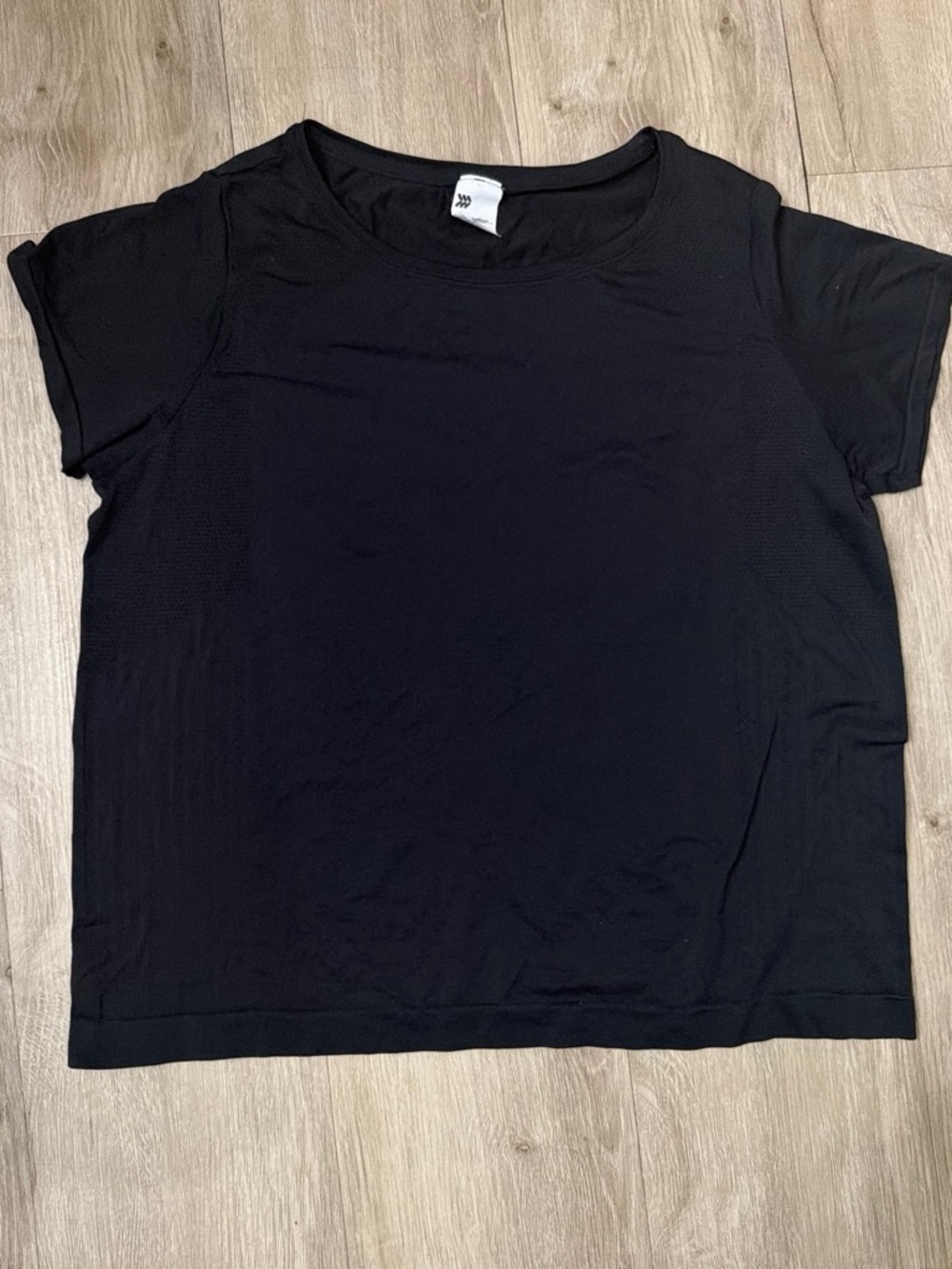 all in motion Black Short Sleeve Crewneck Top - Women's